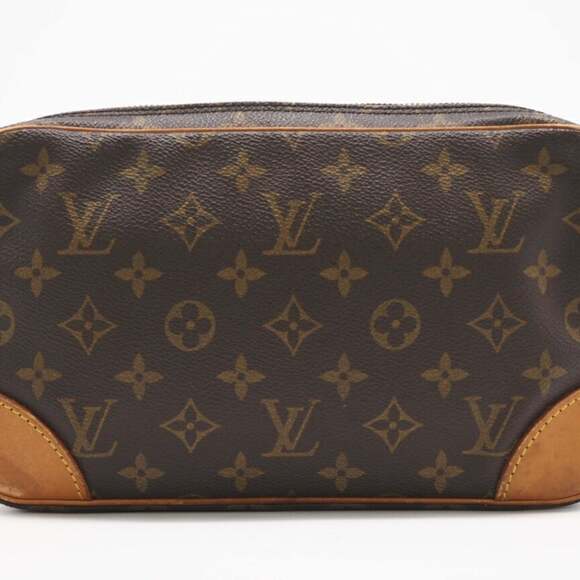LOUIS VUITTON Monogram Marly Dragonne GM M51825 Handbag in Brown Coated Canva... - Picture 3 of 11